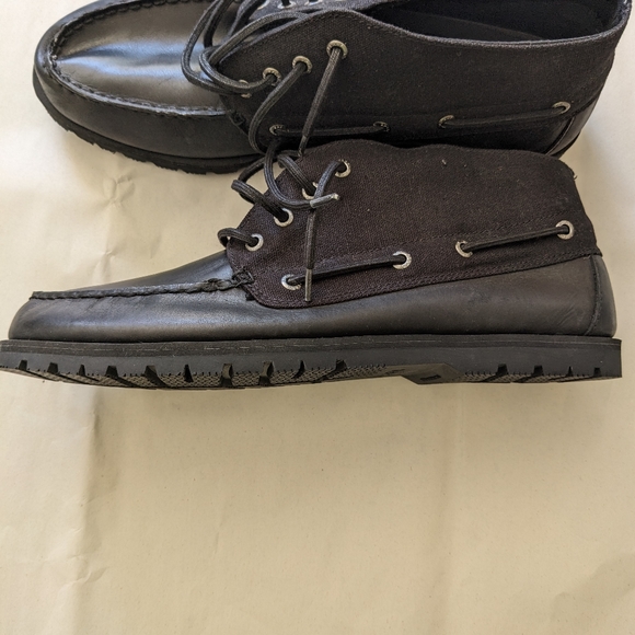 Sperry top-siders 3/4 leather and canvas sz 13 - Picture 5 of 6